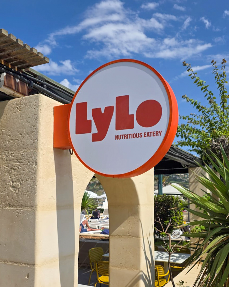 Outdoor signage by Linka